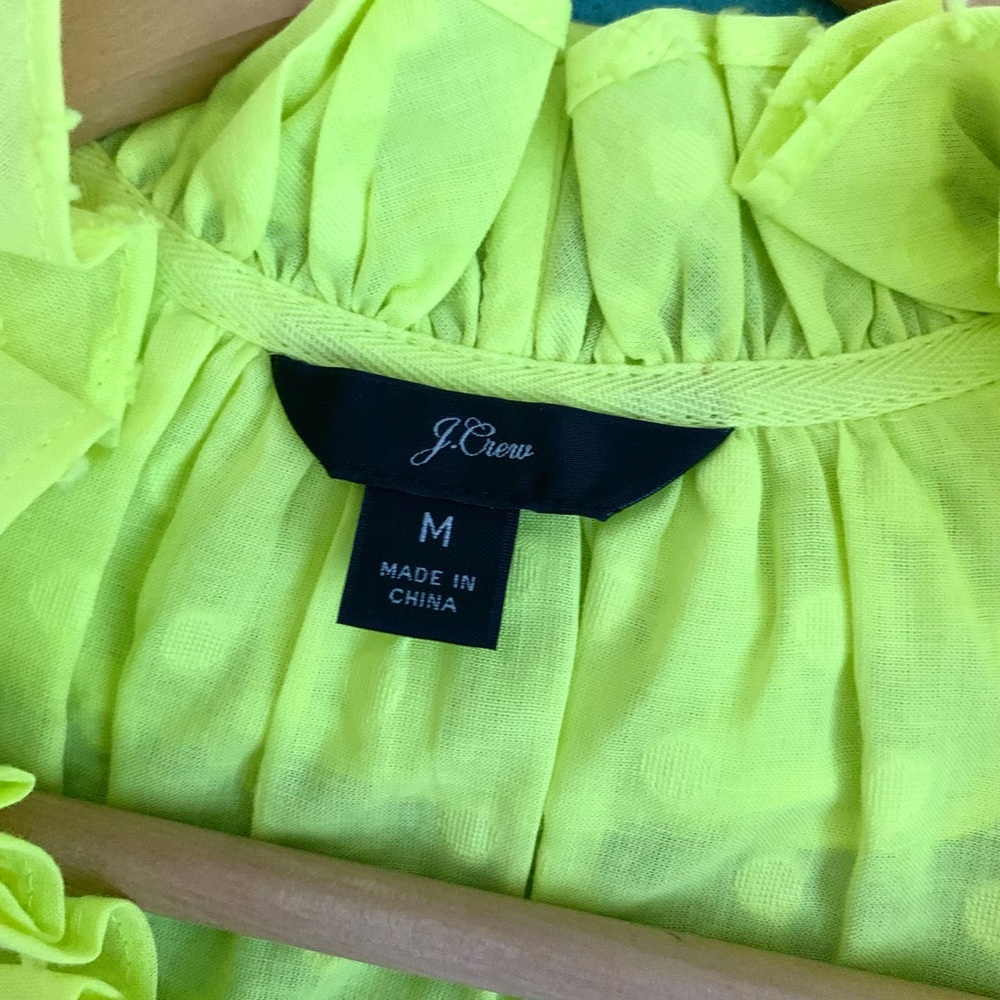 JCrew Ruffle Collar Top - Picture 2 of 11